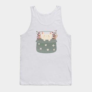 Cat in a basket Tank Top